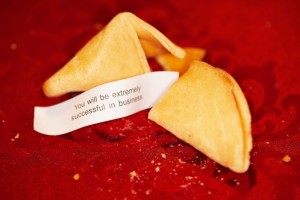 Broken fortune cookie